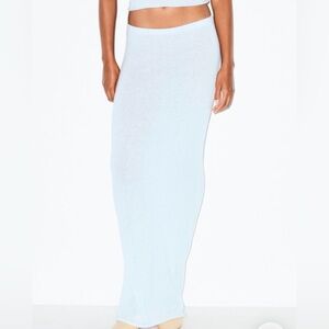 SKIMS Light Blue Maxi Skirt